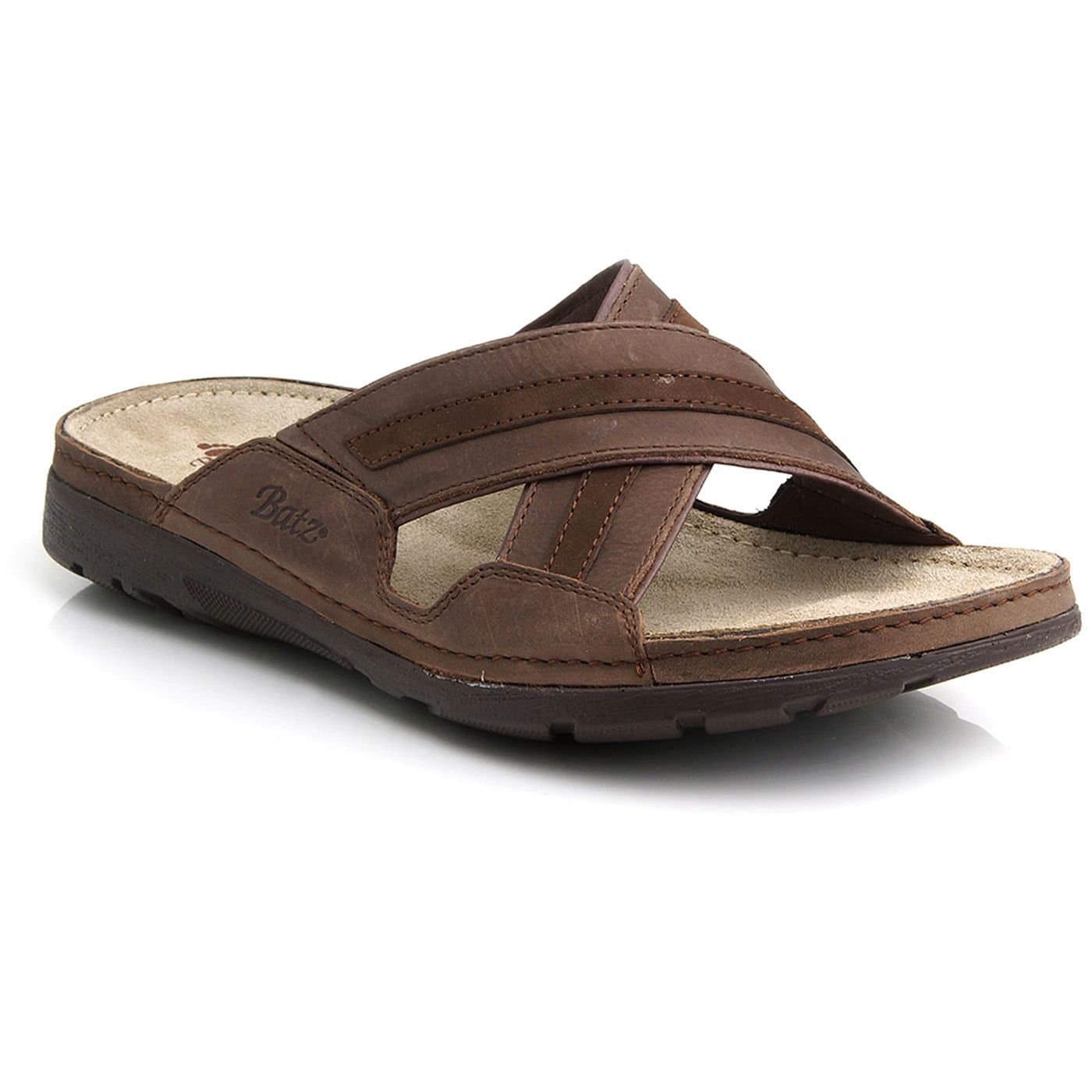 Batz Alex Leather Slip-on Mens Sandals Clogs