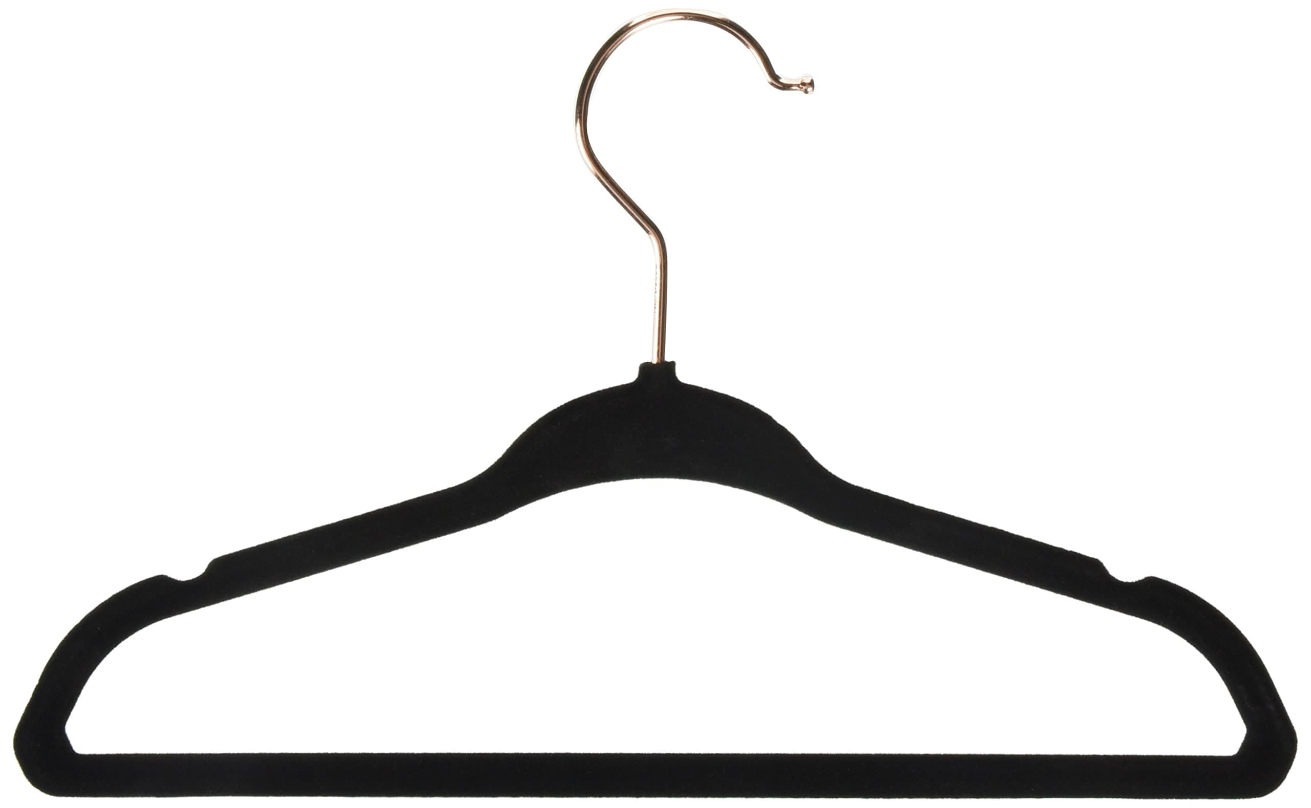 Closet Complete 71799 Hangers, 50, Black, 50 Set