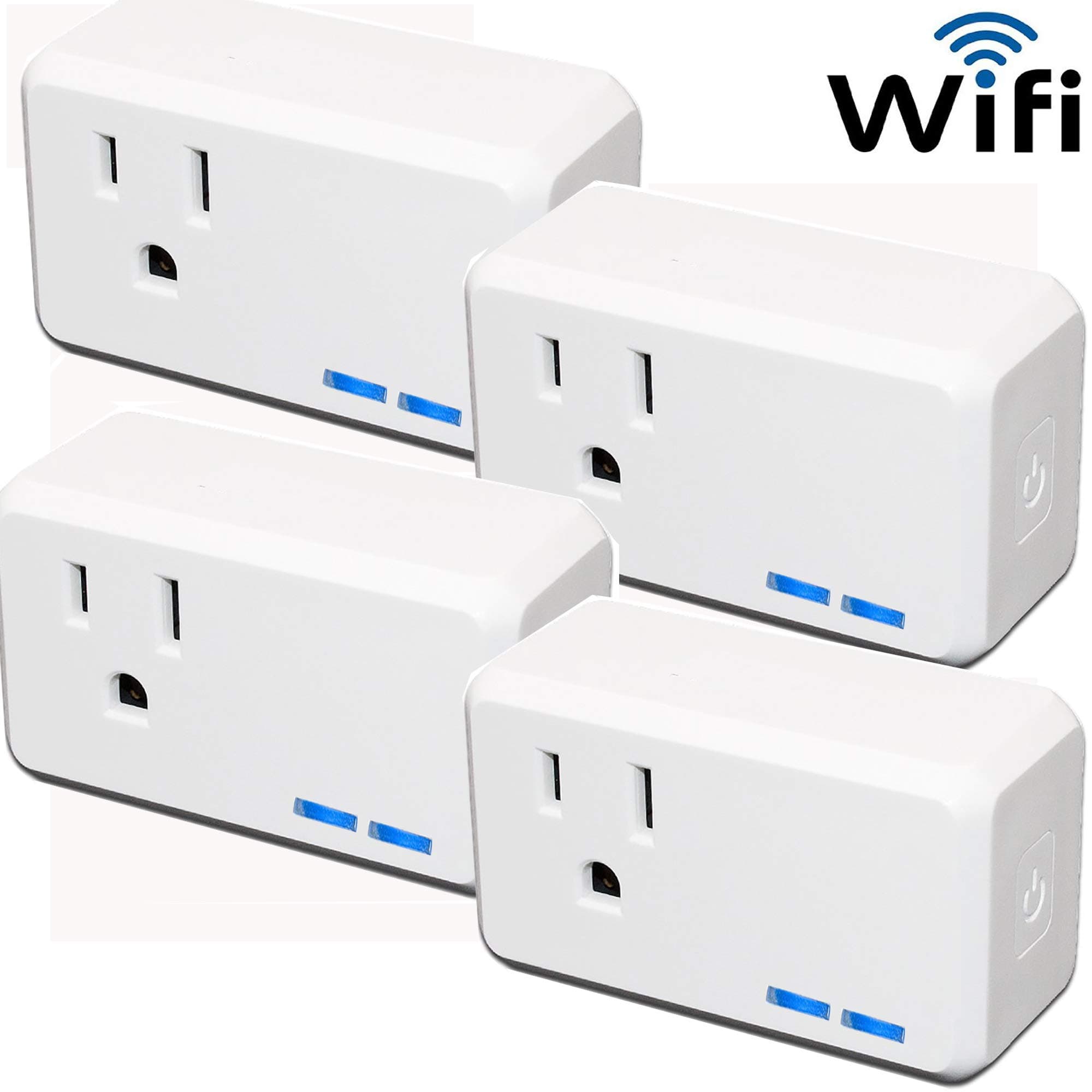 Solotech WiFi Mini Smart Plug No Hub Required Compatible with Alexa Reduce Electric Bill 4 Pack