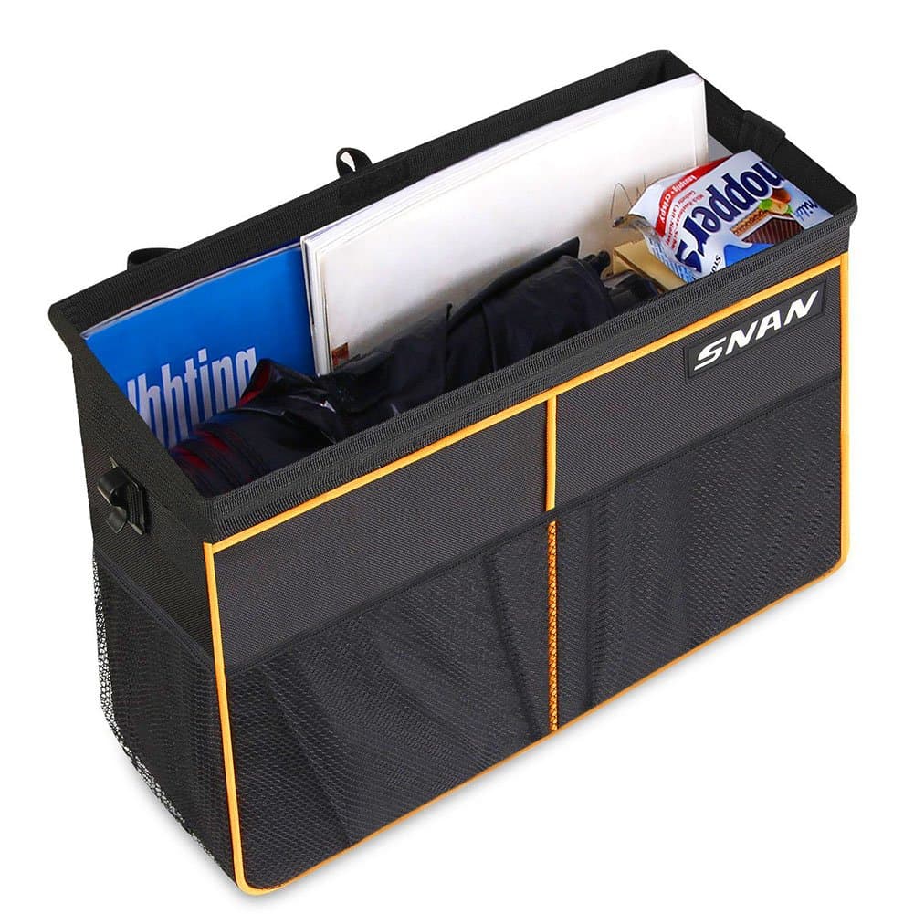 SNAN Car Storage Organizer Bag Seat Back Bottle/Drinks Holder / Multi-Pockets Travel Storage Bag for All Kinds of Cars
