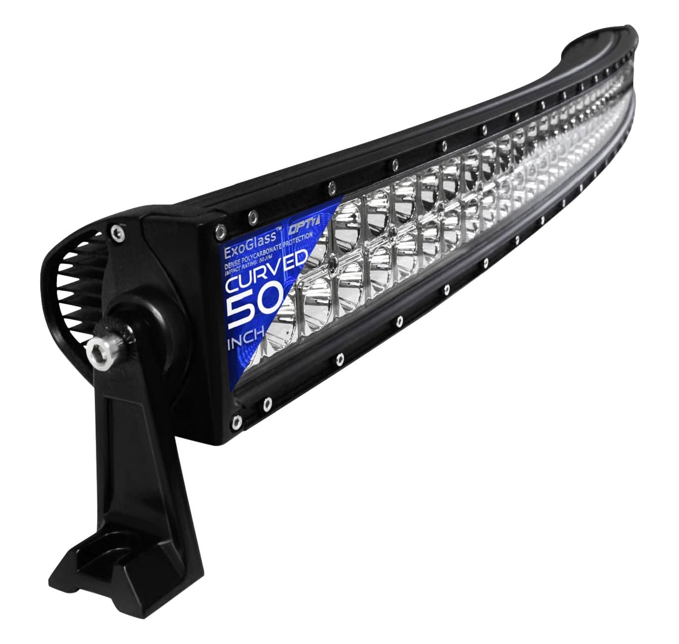 OPT7 C2 Series 50" Curved Off-Road CREE LED Light Bar and Harness (Flood/Spot Auxiliary Lamp 24800 lumen)