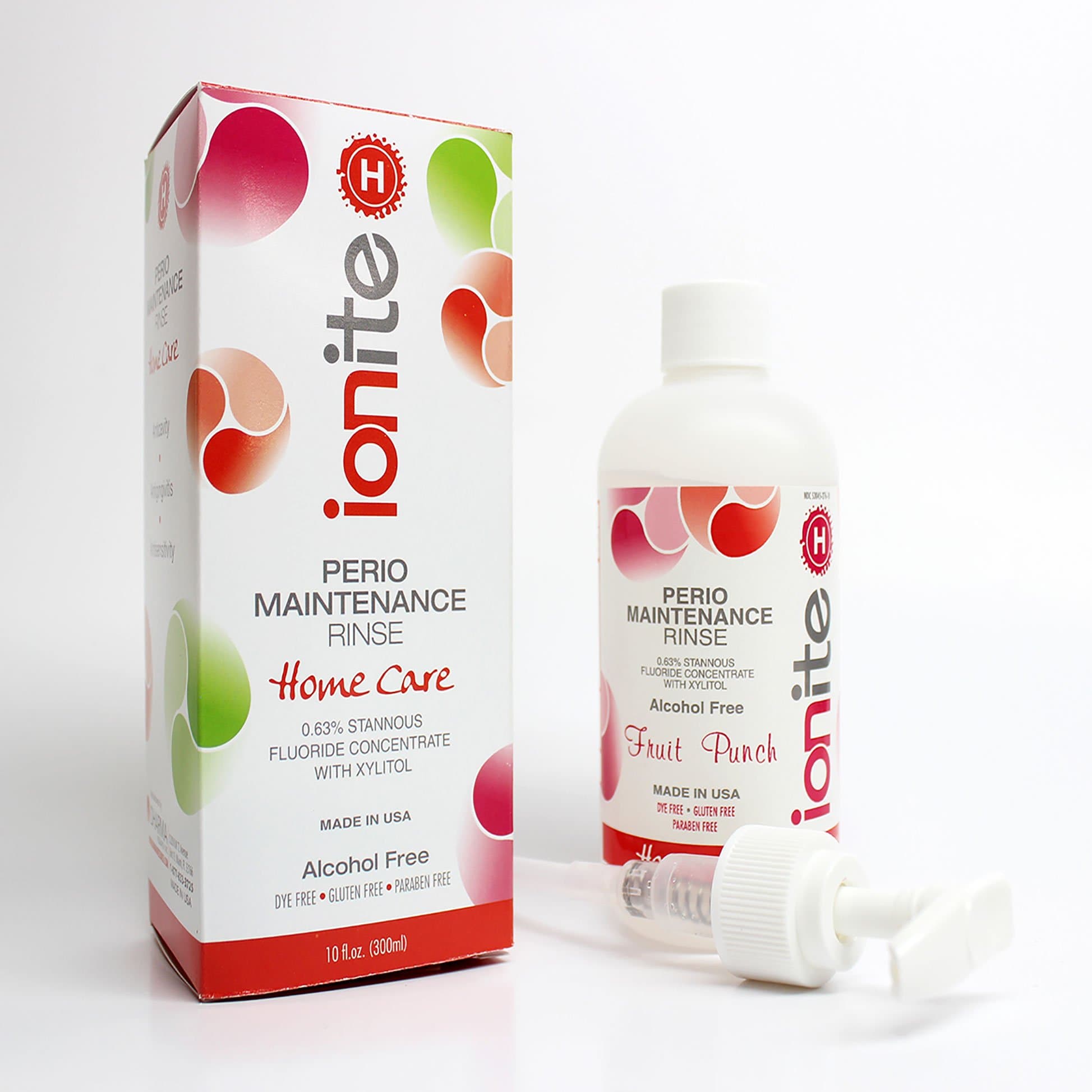 in Home 0.63% Stannous Perio Rinse Fruit Punch 10 OZ Anti Cavity Rinse