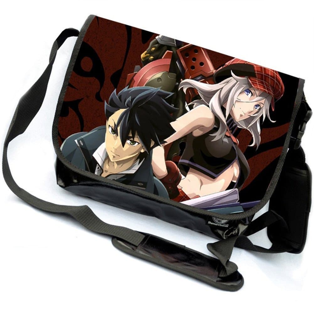 MiracleL God Eater Anime Cosplay Canvas Backpack Messenger Bag Shoulder Bag