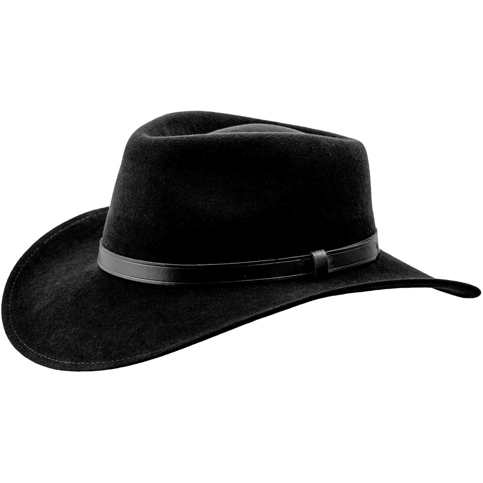 Sterkowski Sharps Wool Felt Wide Brim Fedora Hat