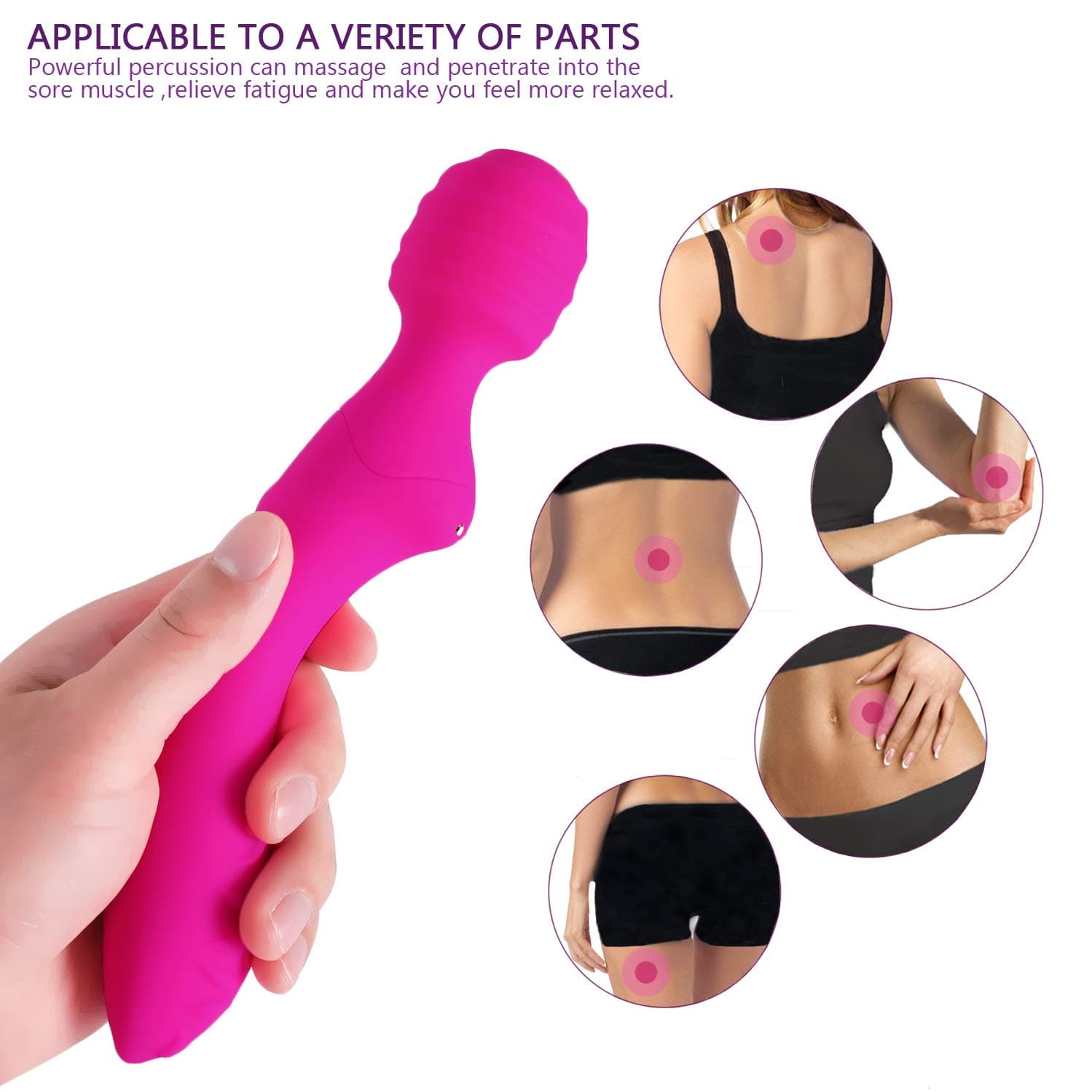 Muscle Roller Massage Stick Tool - Massage Roller Stick for Athletes - Deep Tissue, Trigger Points Relief & Recovery, Physical Therapy & Body Recovery