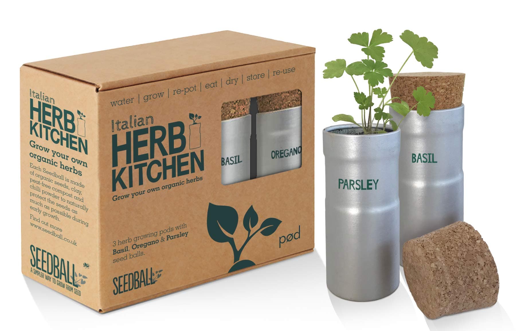 Italian Organic Herb Kitchen Grow Kit