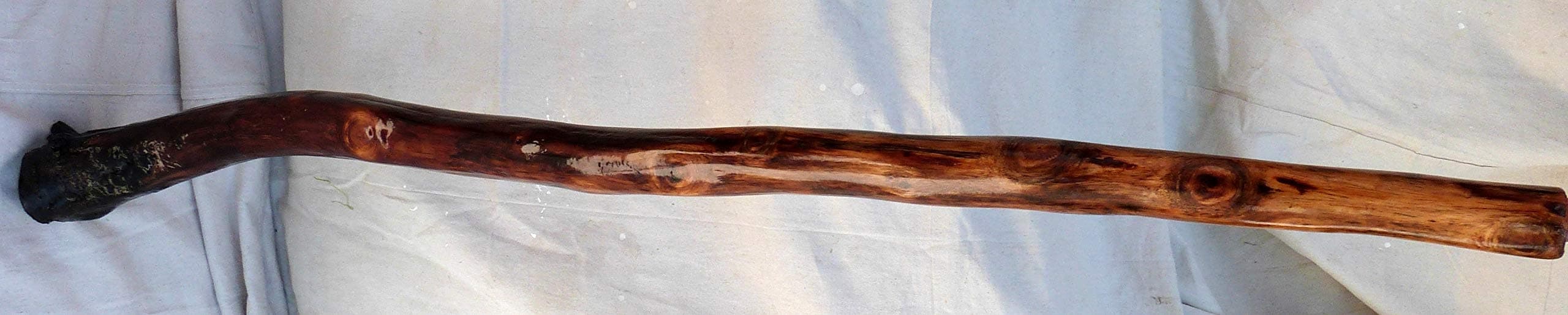 54"_cm Long Wattle Didgeridoo, key E, 3.5"9cm Wide Bell