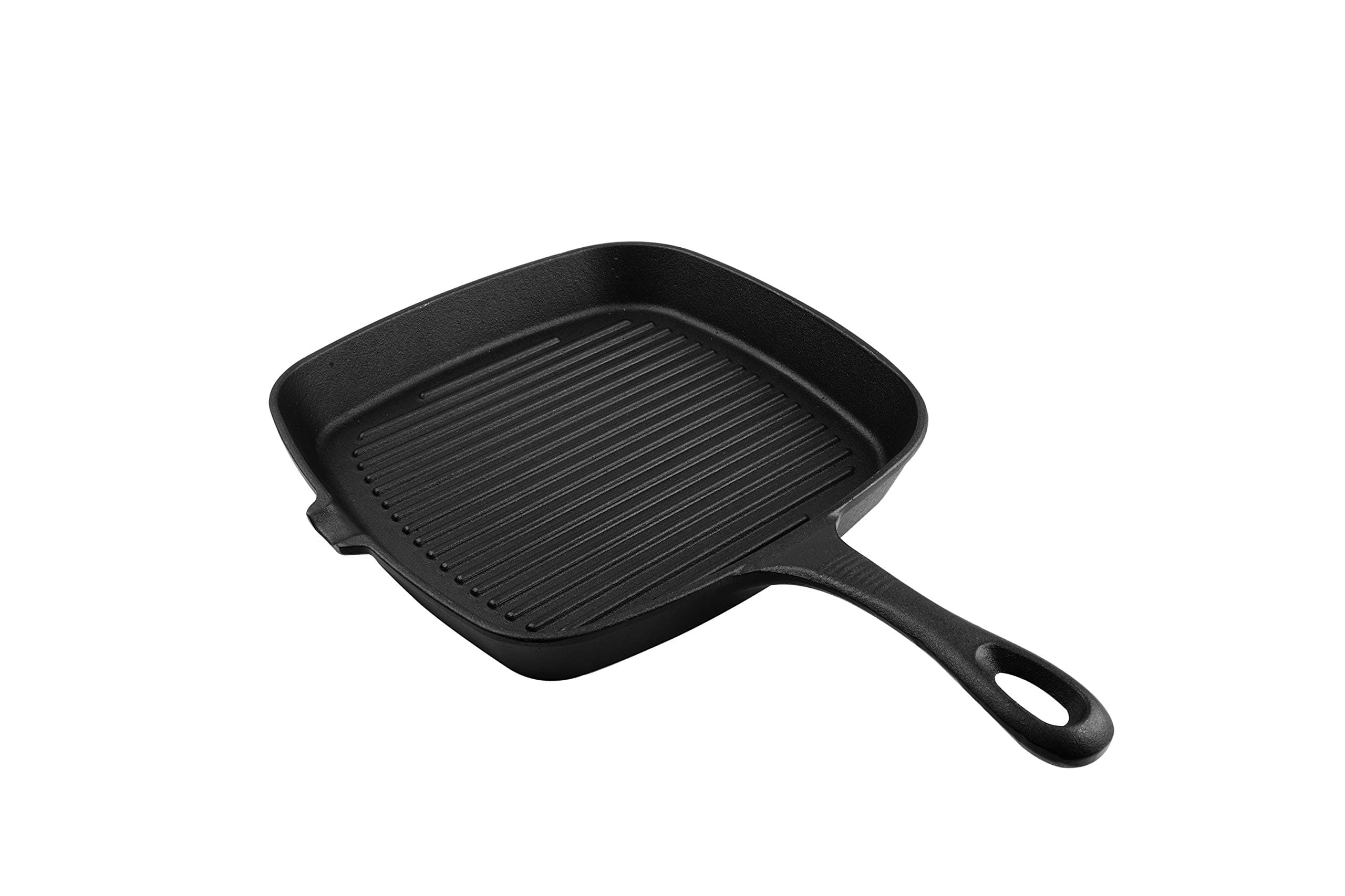 Alpha Global Induction Base Cast Iron Grill Pan, Black, 1 Piece