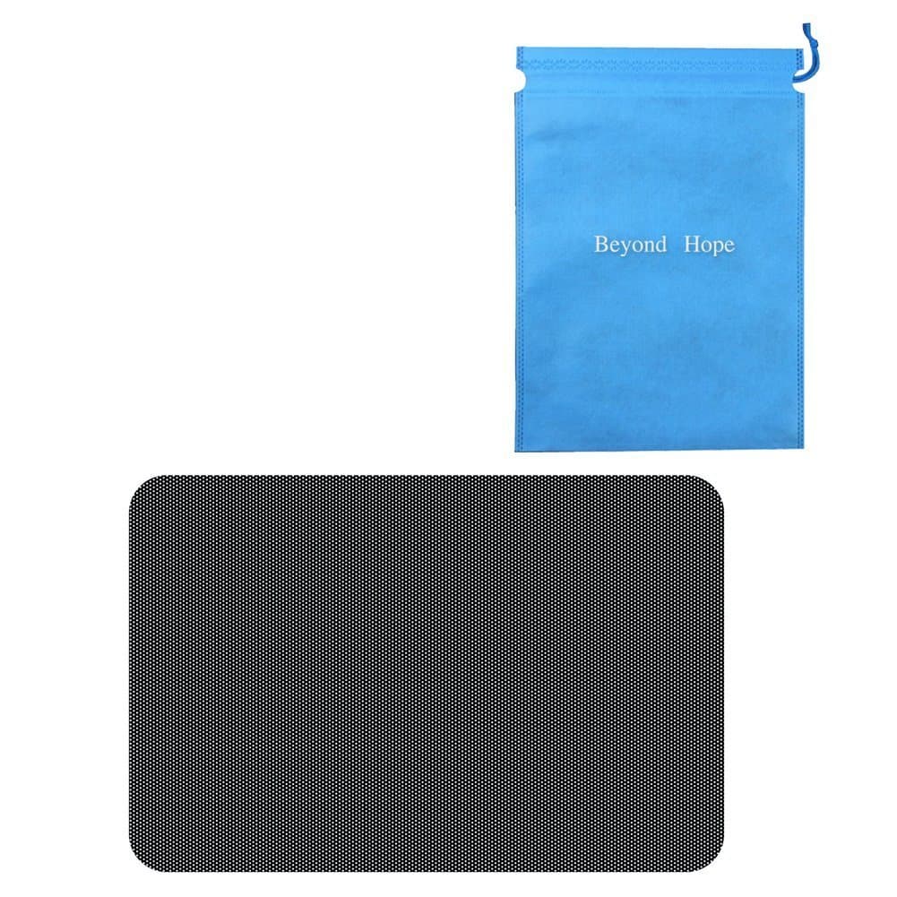 Beyond Hope Large Static Cling Car Side Window Sun Shades -2pack-black (16.5w X 14.9l Inches) Plus Bonus Reusable Bag