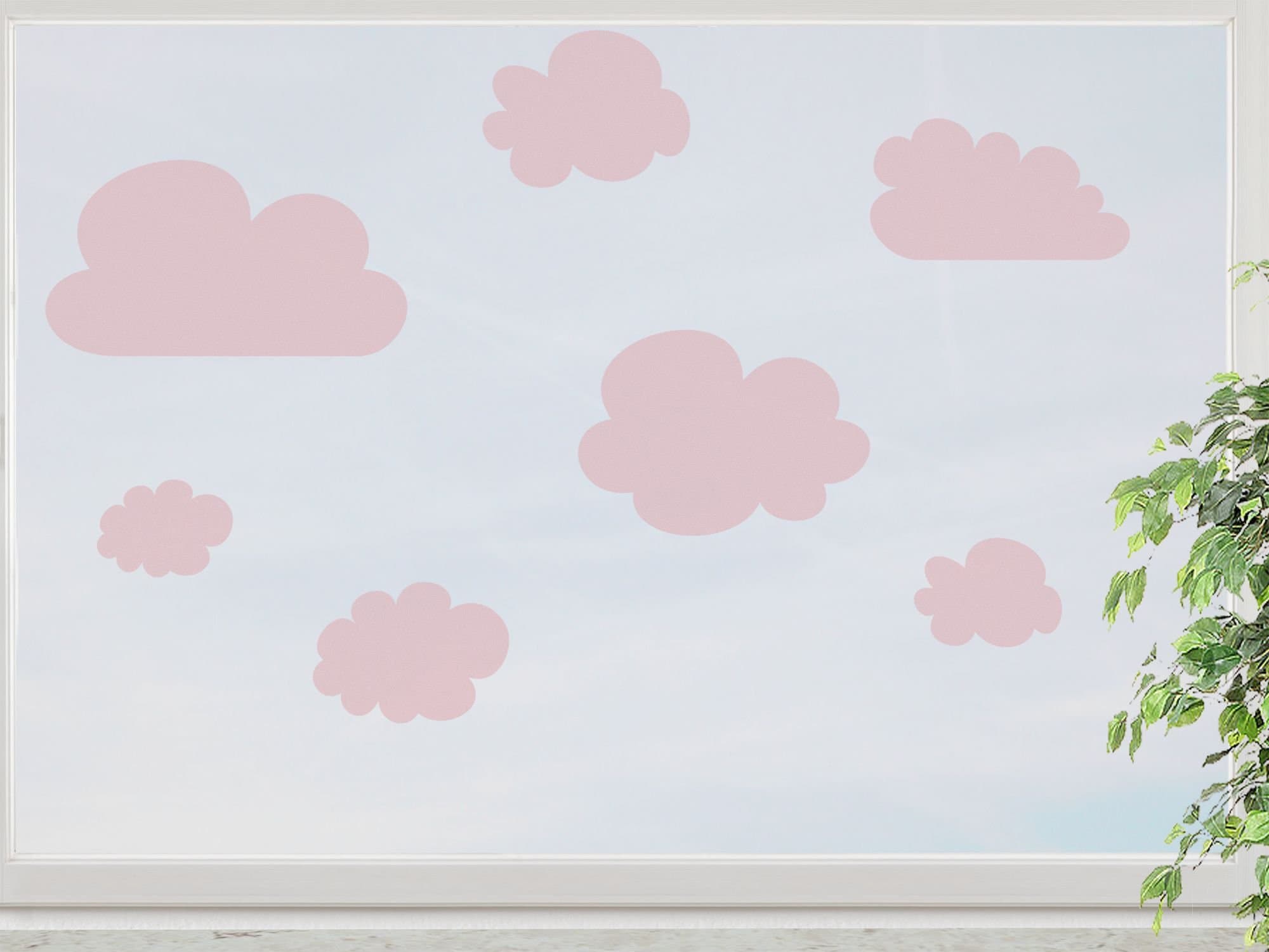 Window Sticker Wandfabrik Clouds Pack of 12)
