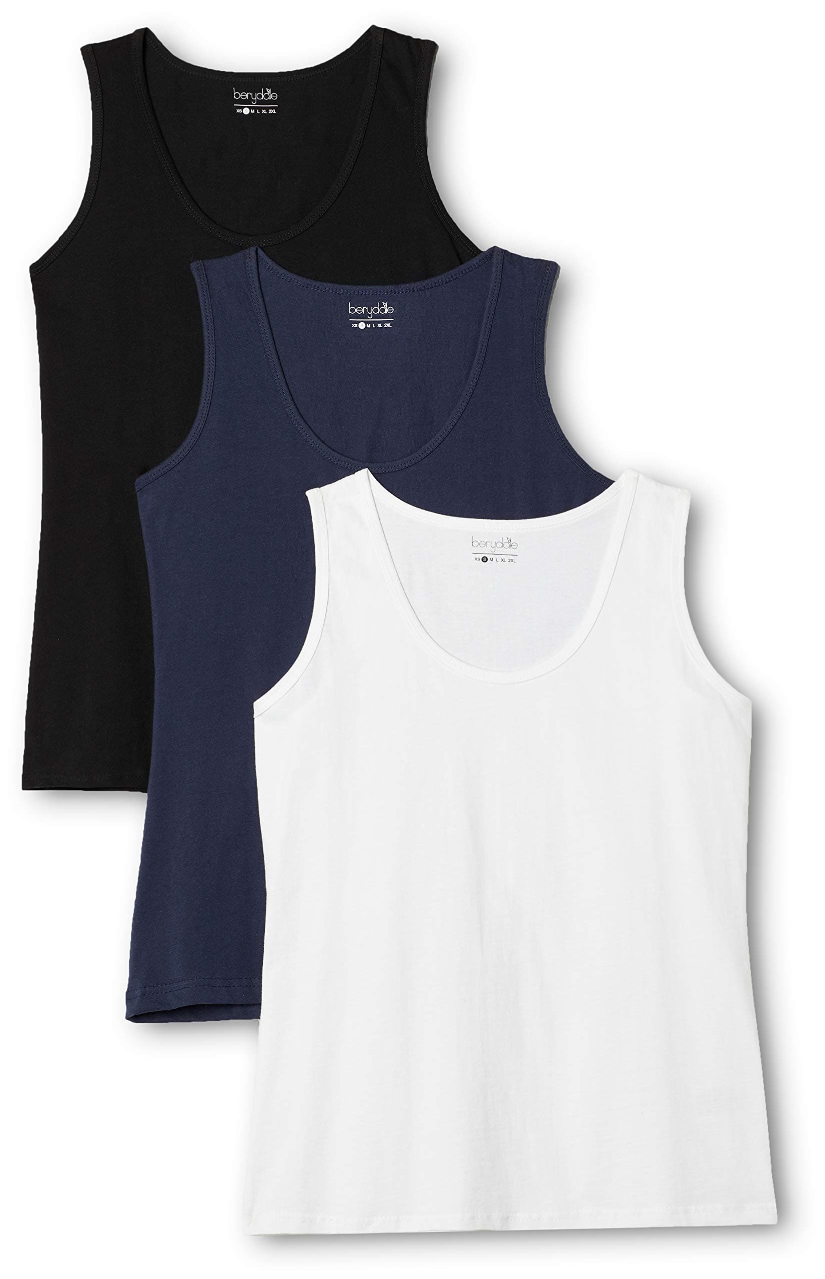 Women's Basic Tank Top, Packs of 3 or 5