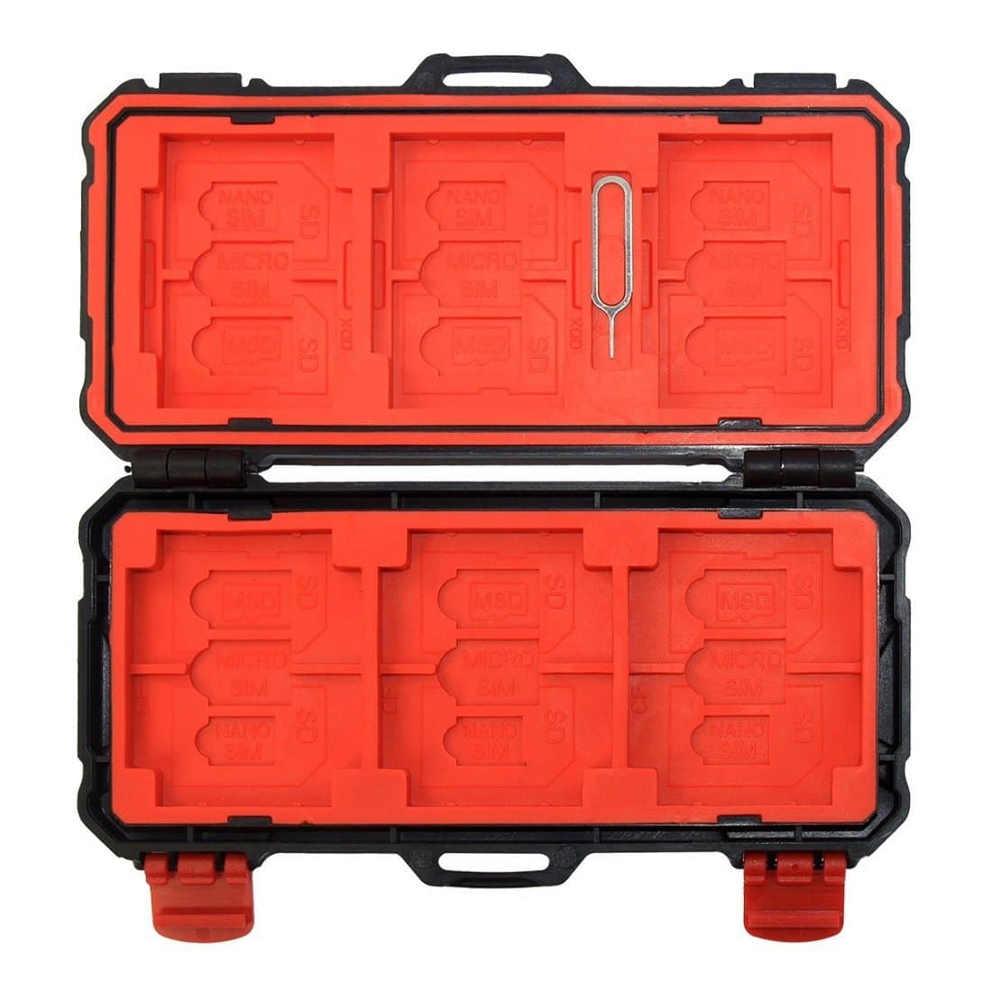 LXH/LYNCA Heavy Duty Professional Rubber Sealed Water Proof Memory Card Case Holder For 12SD+3CF+3XQD+6TF+6MIS+6NANO