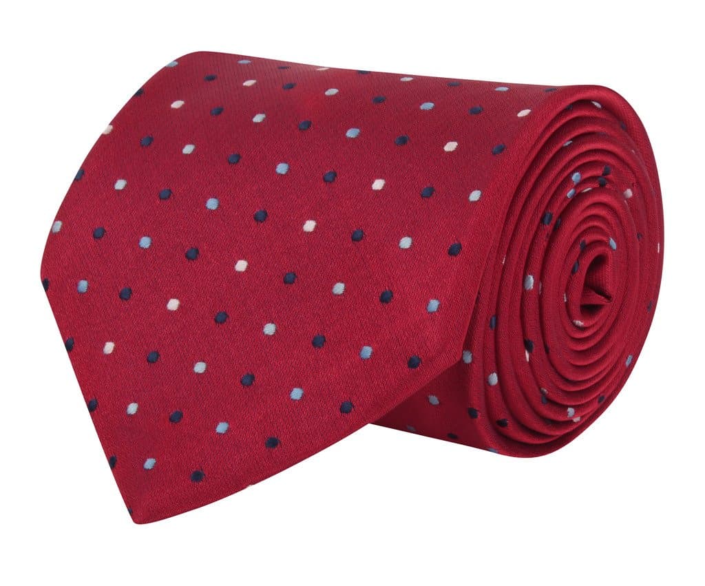 Formal Ties For Men, Red Checks Tie