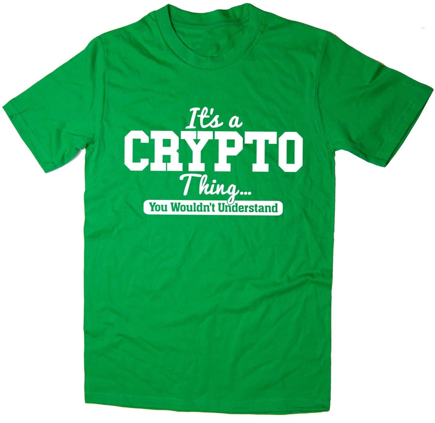 Rocket Fuel 'It's A Crypto Thing' Mens Funny Printed T-Shirt