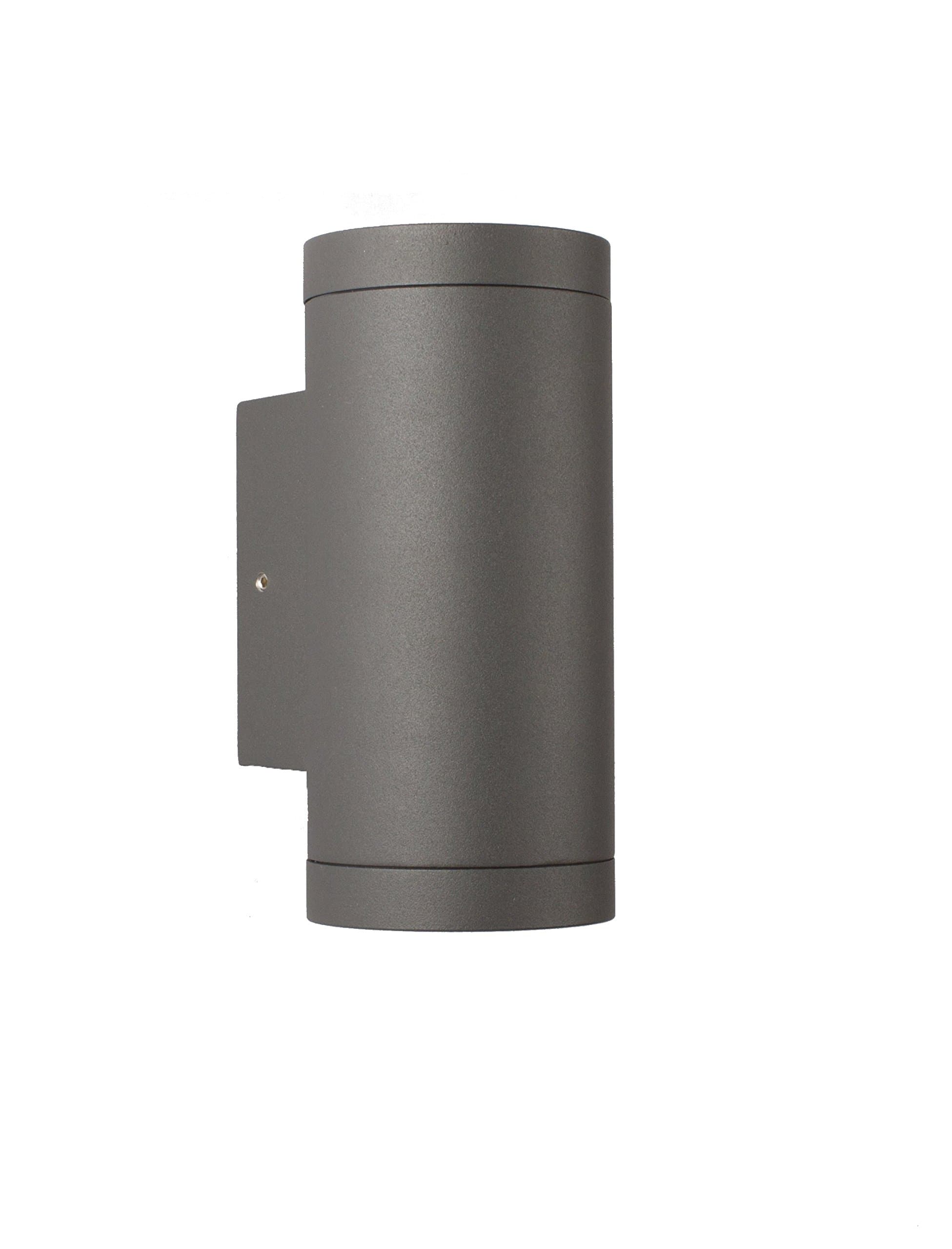 Up & Down Light GU10 Outdoor Wall Light Aluminium Anthracite Double Flow for LED and Halogen Bulbs