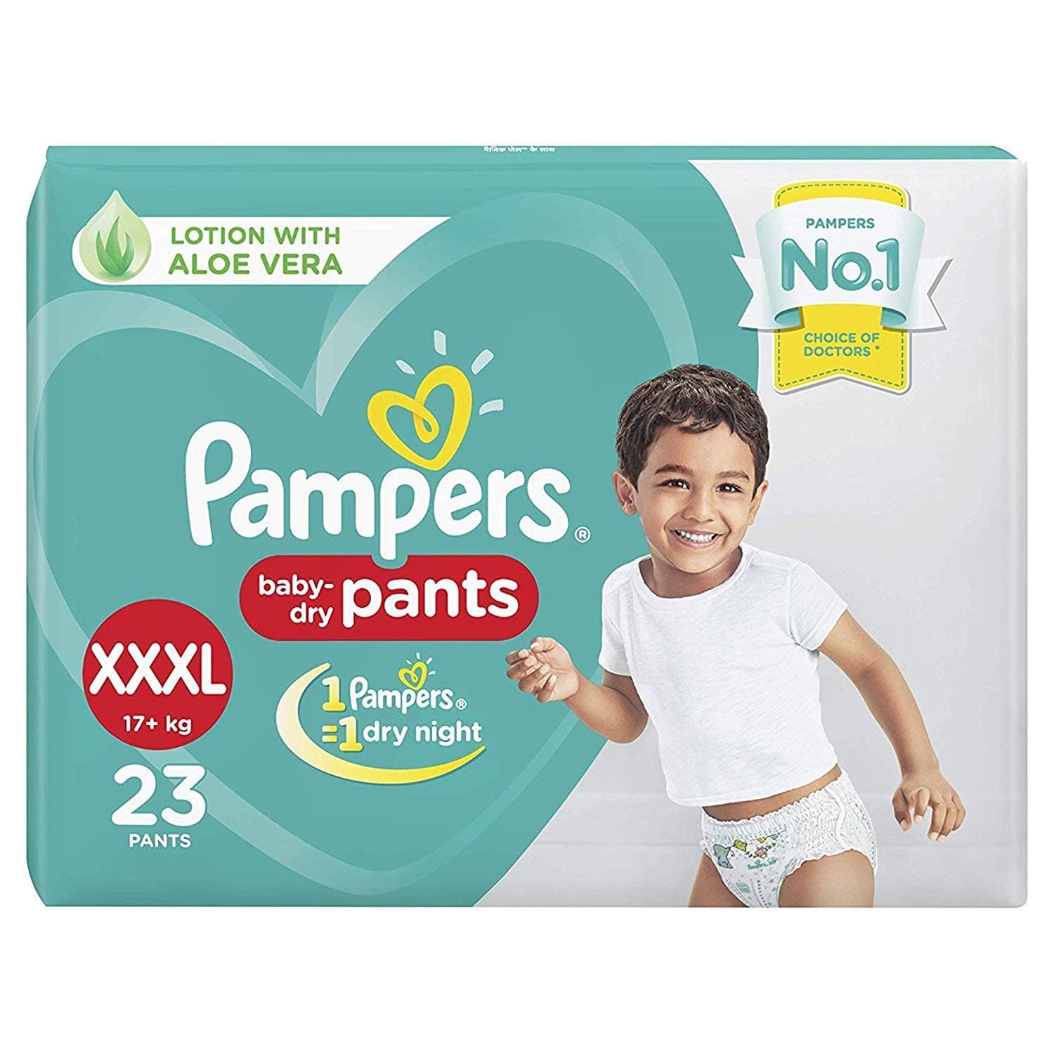 Pampers New Extra Extra Extra Large Size Diapers Pants (23 Count)