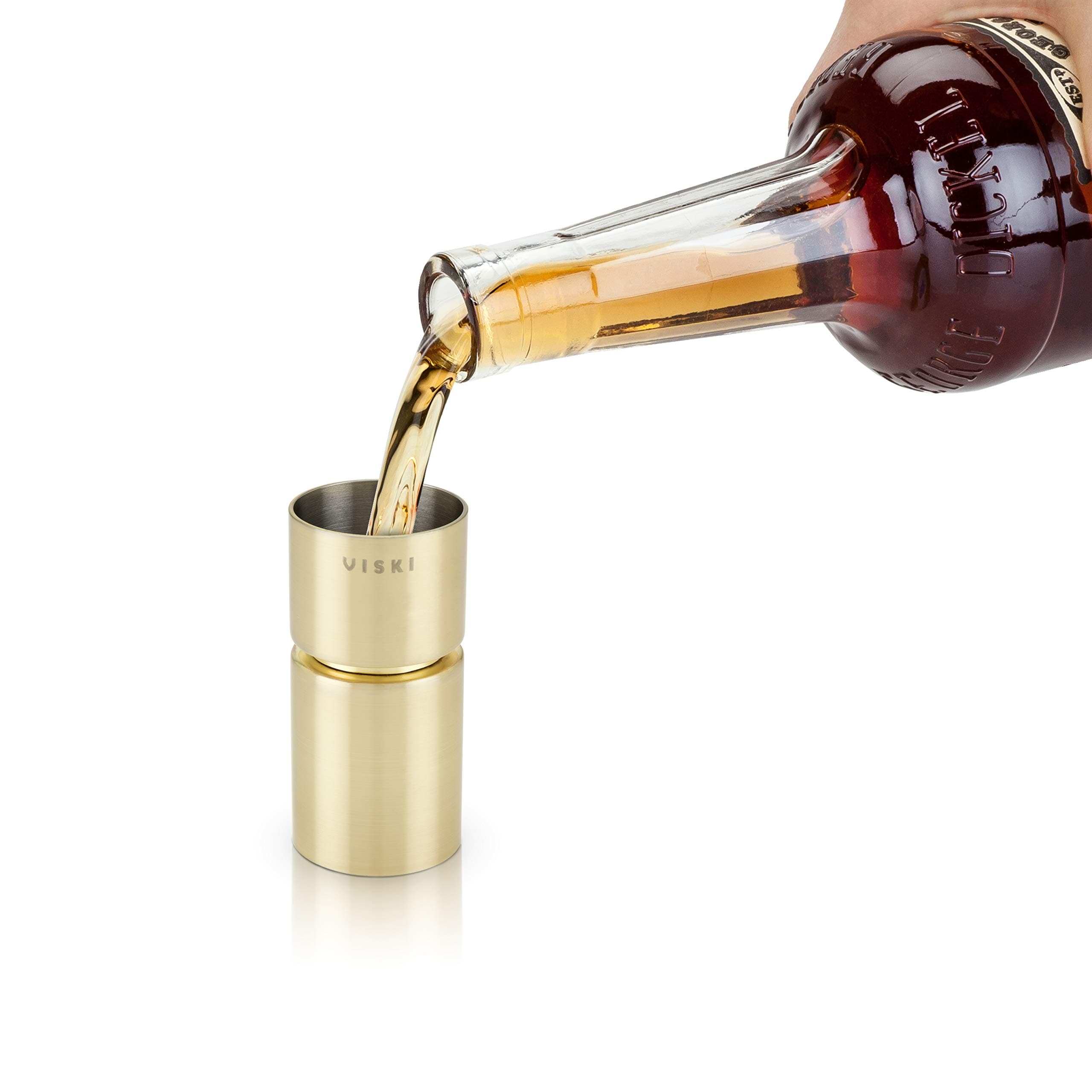 Viski 5322 Belmont Matte Modern Jigger, Gold