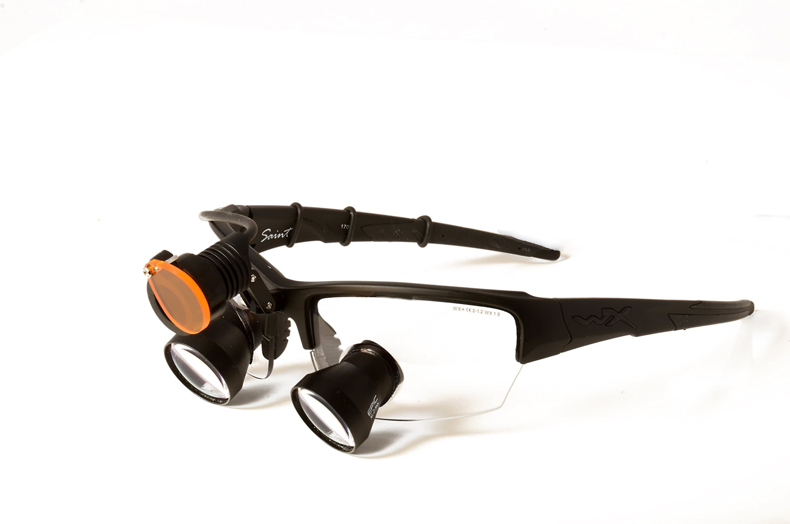 Epic Loupes with WileyX Frames 3.0X with LED Headlamp