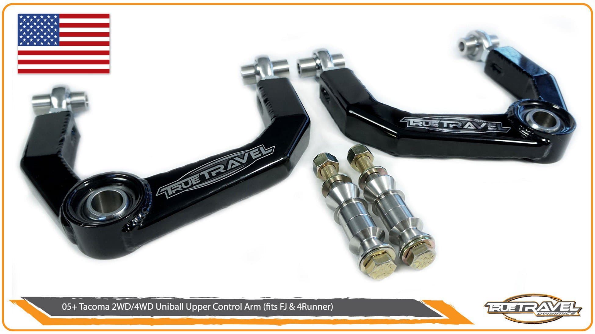 True Travel Dynamics Uniball Adjustable Upper Control Arms