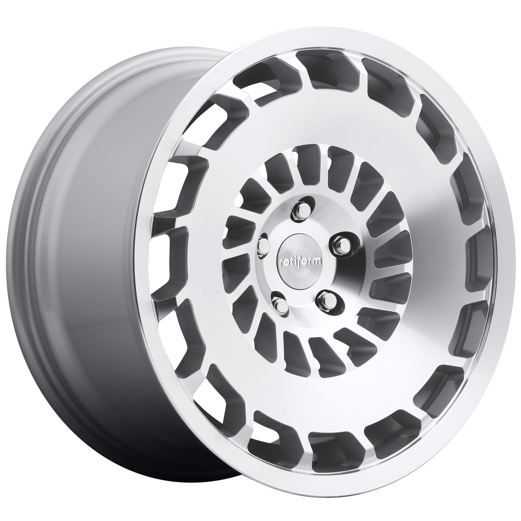 ROTIFORM 1PC CCV GLOSS SILVER MACHINED CCV 18x8.5 5x112.00 GLOSS SILVER MACHINED (45 mm)
