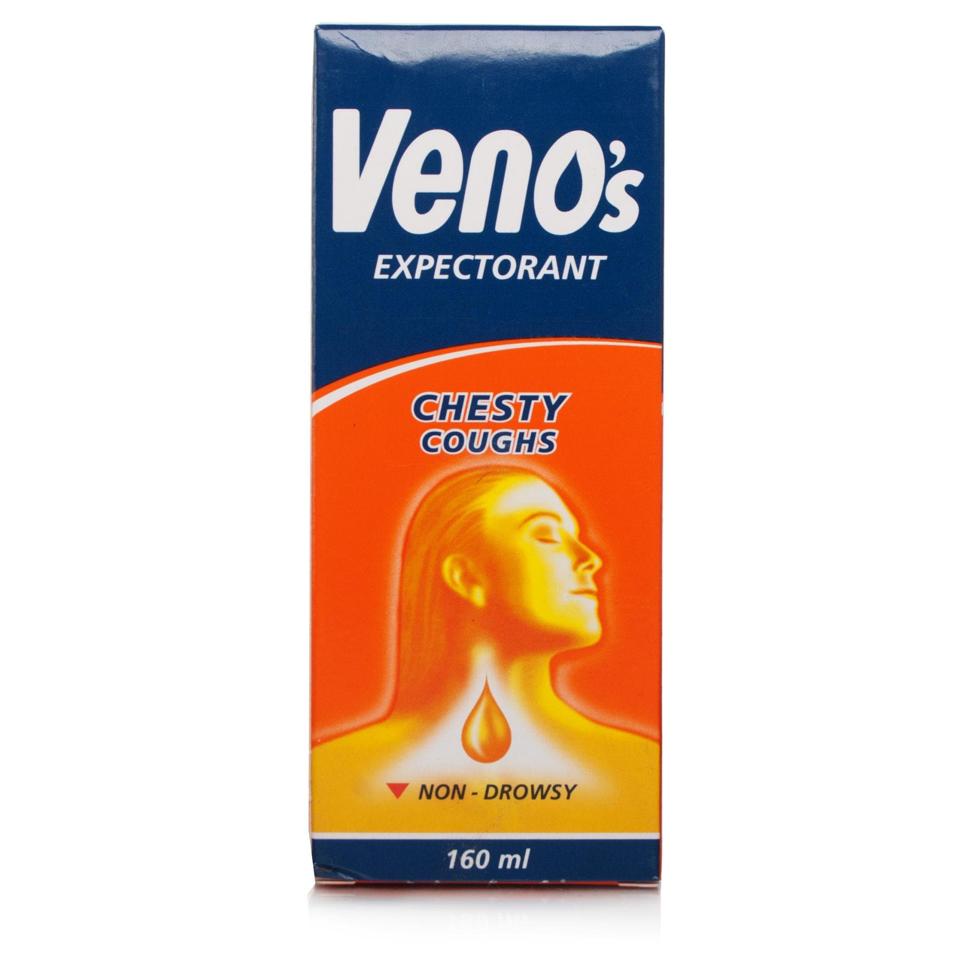 Venos 160 ml Expectorant for Chesty Cough - Pack of 2