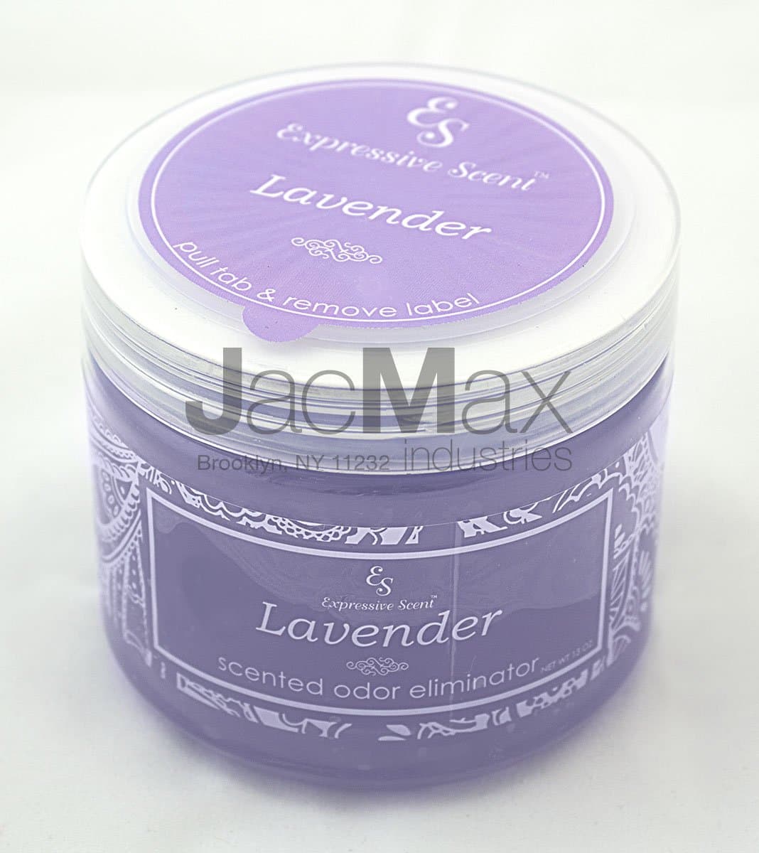 Lavender 13 Oz Solid Gel- Scented Odor Eliminator Air Freshener By Expressive Scent