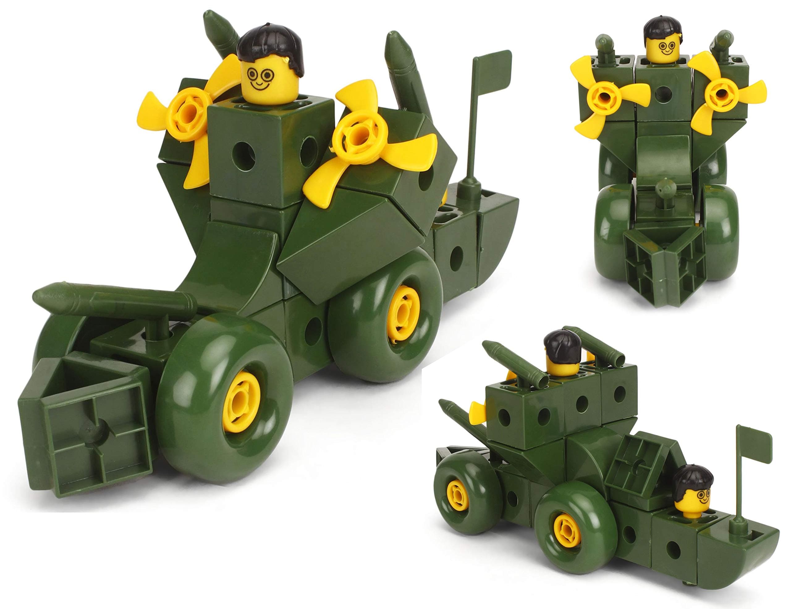 SARTHAM Battle Tank Building Blocks, Gift for 4 5 6 7 8 Years Boys and Girls Kids
