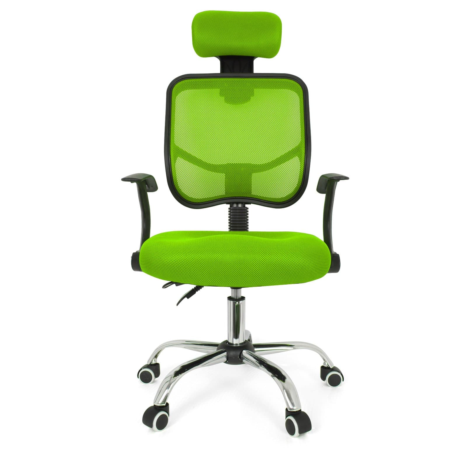 PetHot Office Chair Adjustable Support Ergonomic Home Office Chair Computer Desk High Back Height With Head Support Mesh Seat