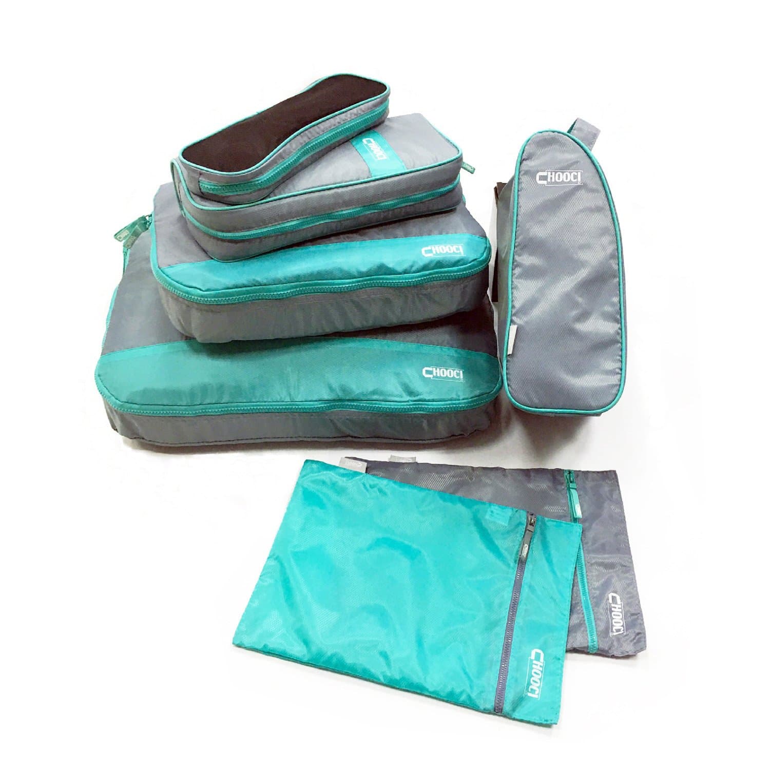 Ultralight Packing Cubes Travel Essentials – First Thing to Check in Packing List - 7 Set Travel Luggage Super Compression Organizing Cubes for Holiday Vacation, Business Trip, Weekend Trip, Camping