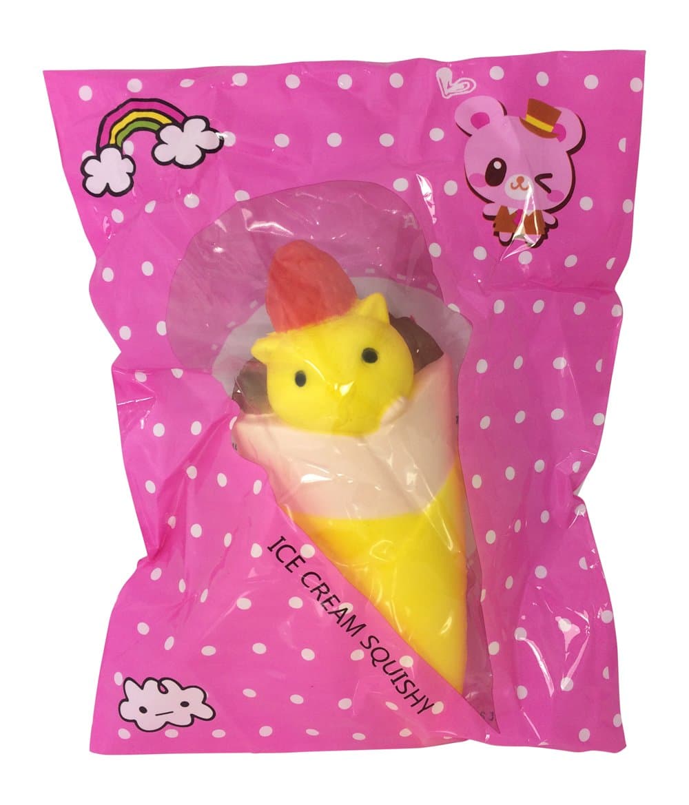 Squishy & Slow Rise Hamster Ice Cream Cone + BONUS Random Jenna Lyn Squishy!