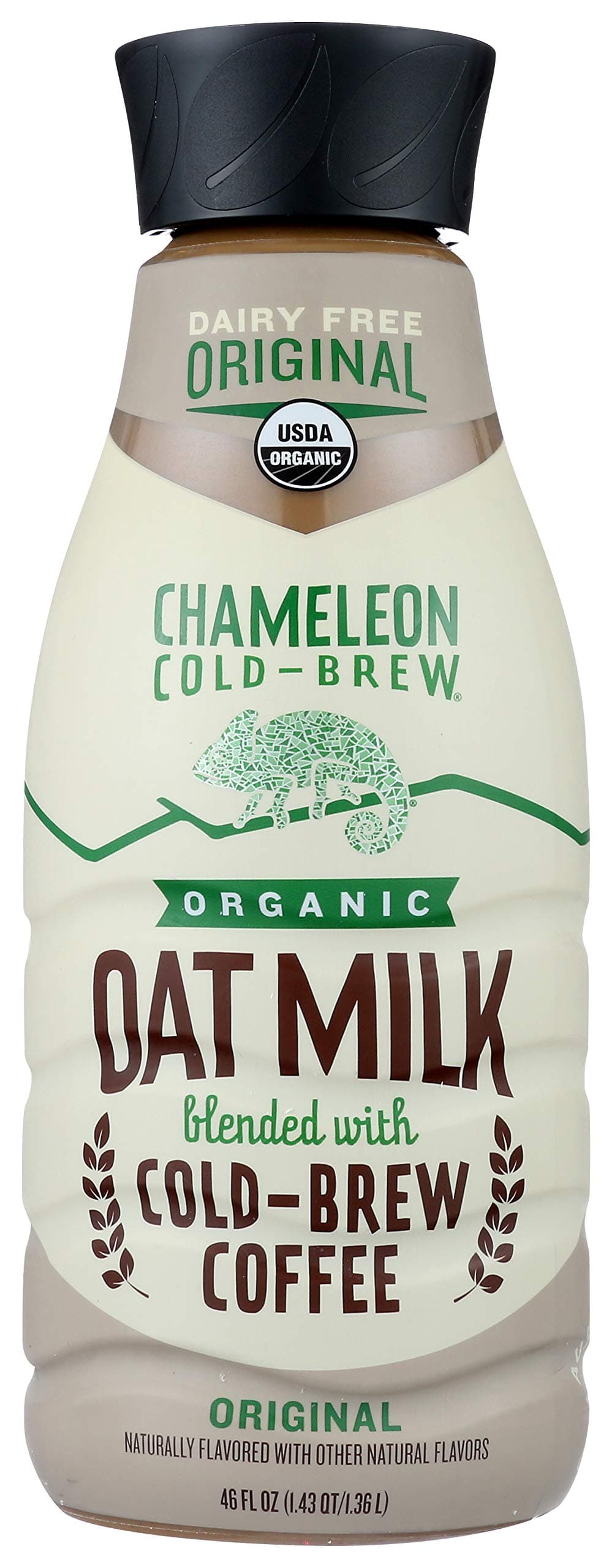 Chameleon Cold Brew, Coffee Cold Brew With Oat Milk Original, 46 Fl Oz