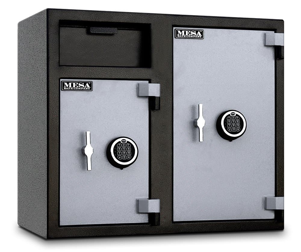 Mesa Safe Company Model MFL2731EE Depository Safe with Electronic Lock, Two Tone Gray