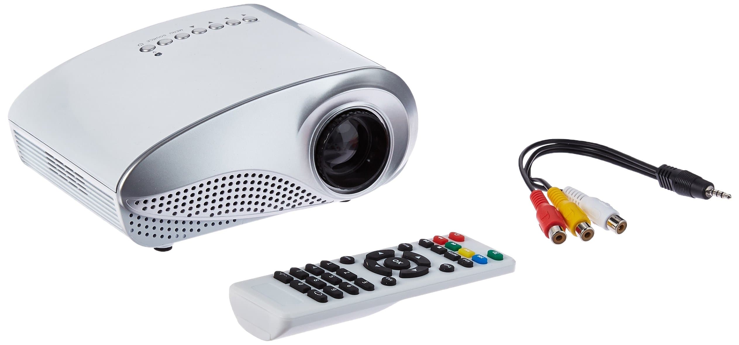OEM K1 LED LCD (QVGA) Mini Video Projector - US Version (Includes Warranty) - White (FP3224K1W)