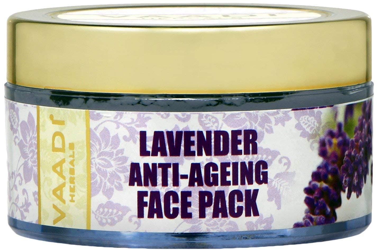 Vaadi Herbals Lavender Anti Ageing Face Pack, 70g - (Packaging may vary)