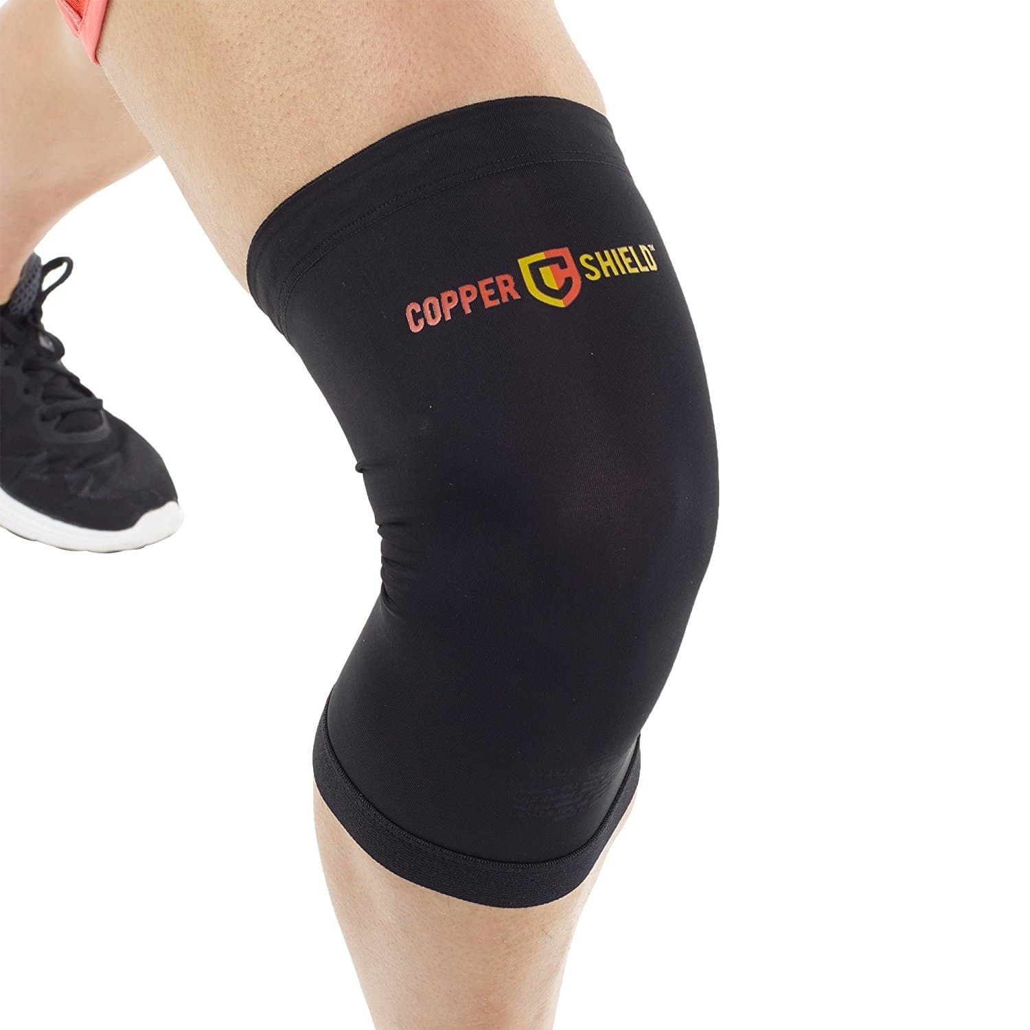 Copper Shield Knee Sleeve, Infused With Copper For Extra Protection And Comfort, Ideal For Knee Inflammation And Swelling, Meniscus Damage, Injury Repair, Circulation And Pain Relief