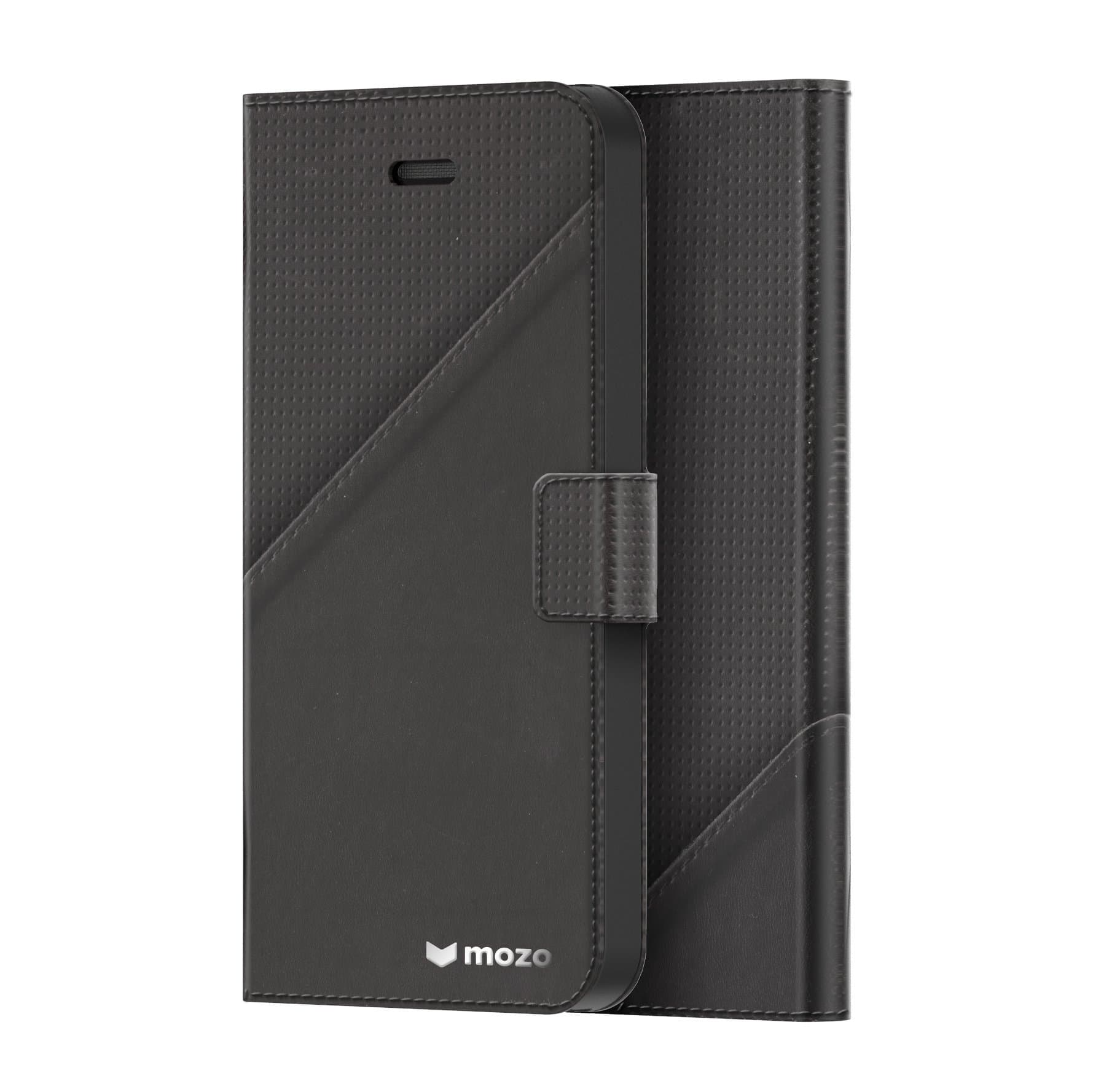 Mozo Flip Cover Case (add-on) Microsoft Lumia 650 – Black Golf