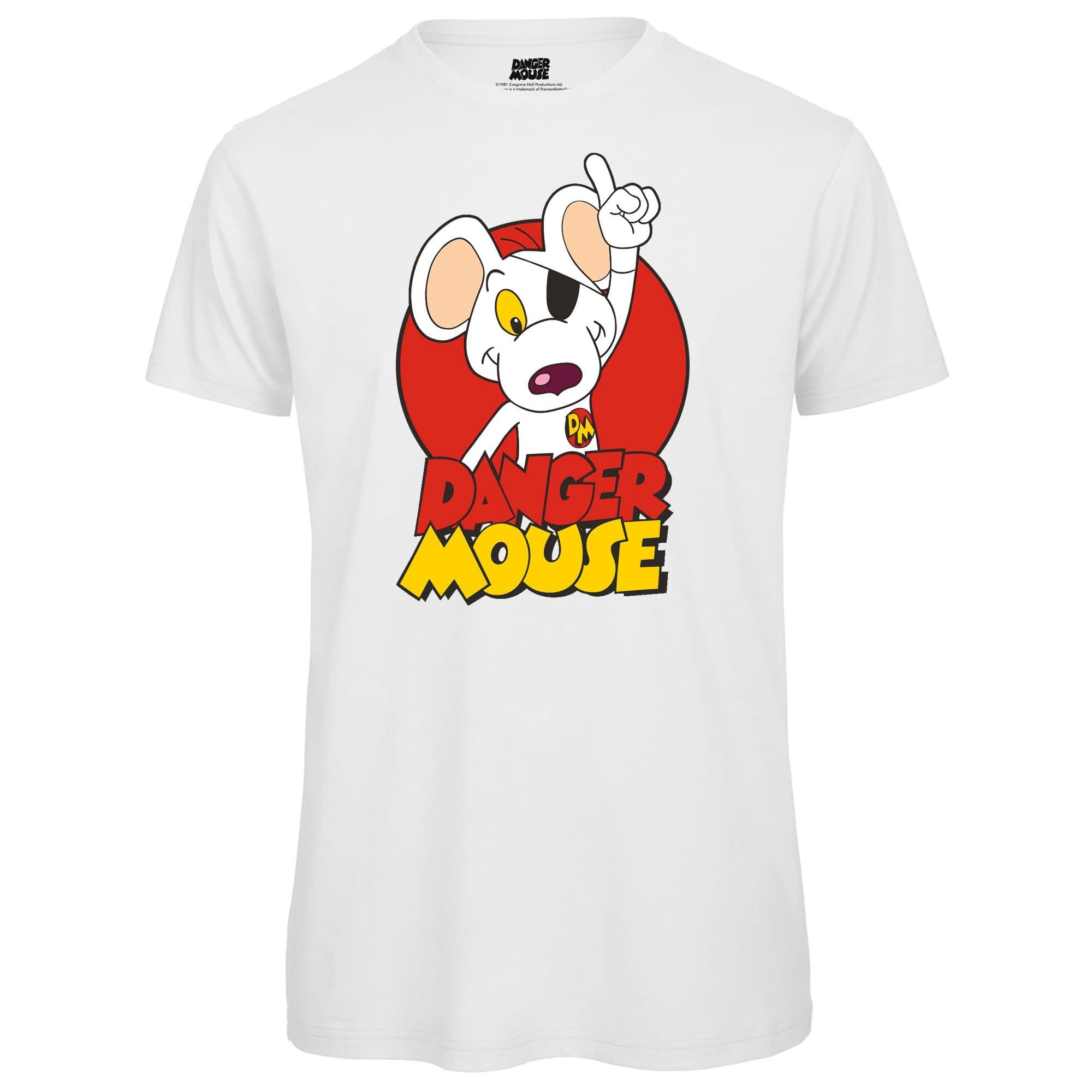 Danger Mouse Character Mens T-Shirt