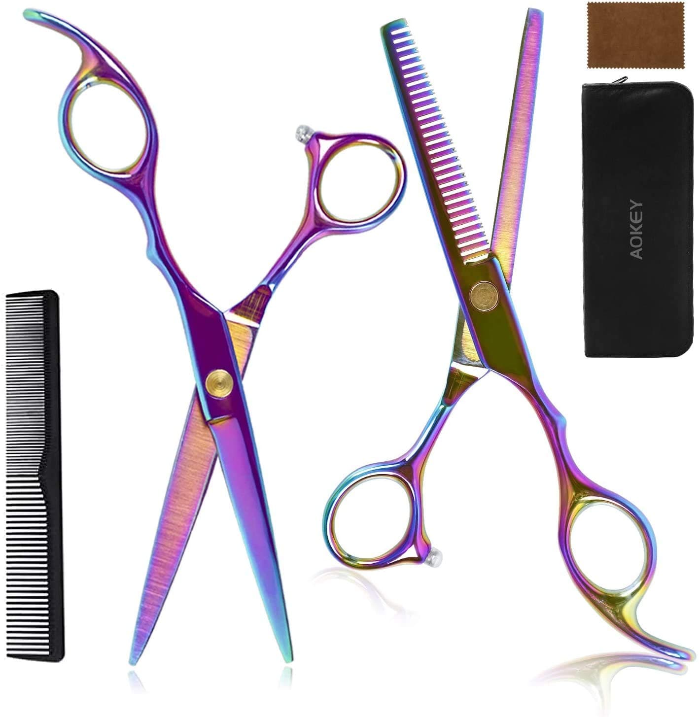 Hair Scissors, Premium Sharp Hairdressing Scissors Set