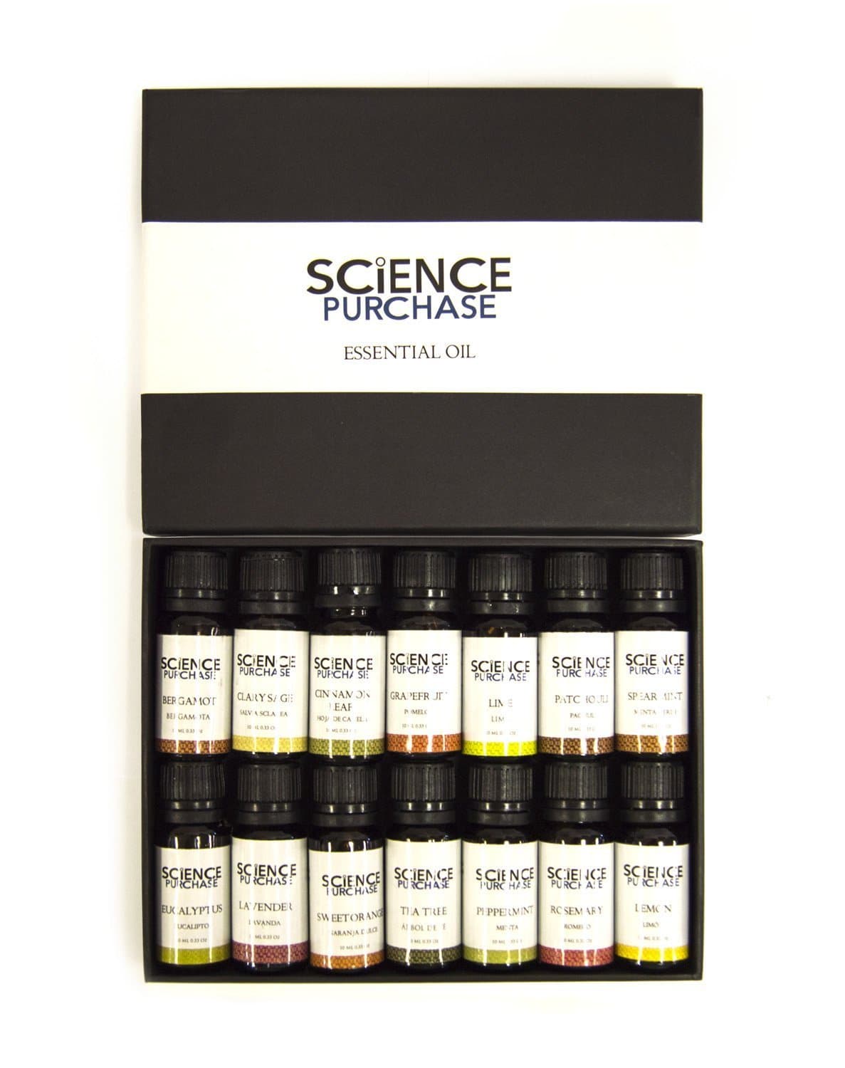 14 Bottle Essential Oil Assortment Gift Set - Aromatherapy Oils for Aroma Diffuser