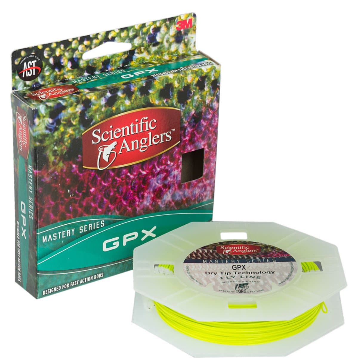MASTERY GPX WITH LOOPS - CHARTREUSE/WILLOW TIP WF- 4-F