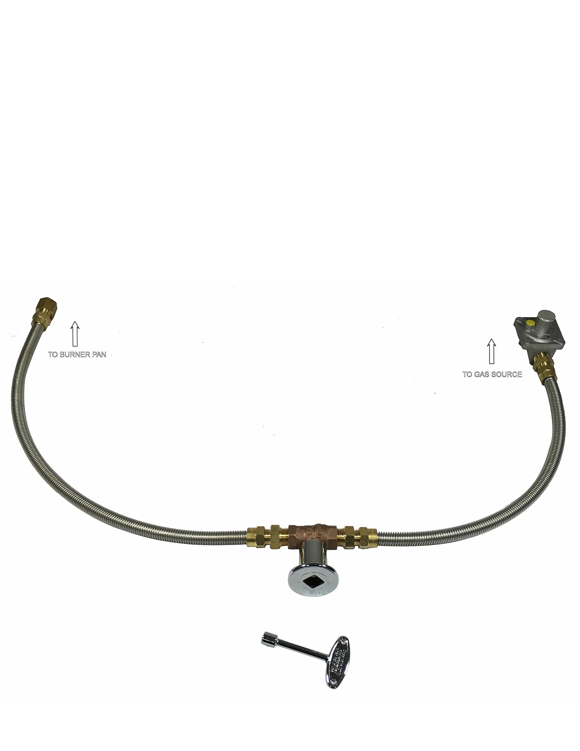 150,000 BTU, Fire Pit Burner Control System - Natural Gas