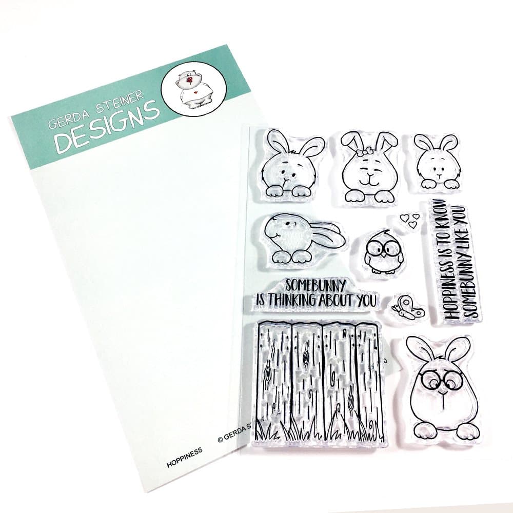 Hoppiness Clear Stamp Set 4x6 Inches