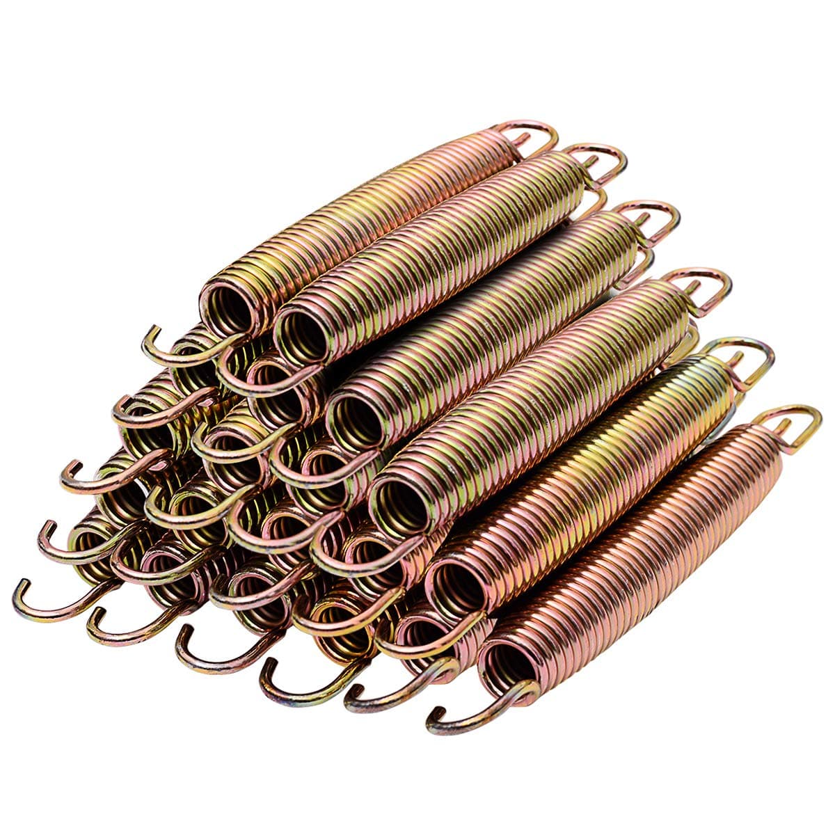 Giantex 7'' Heavy-Duty Galvanized Trampoline Springs, Steel Wire Spring Replacement Kit, High Tensile Durable Trampoline Parts, Easily Assemble Spray-Painted Springs, 20pcs/40pcs