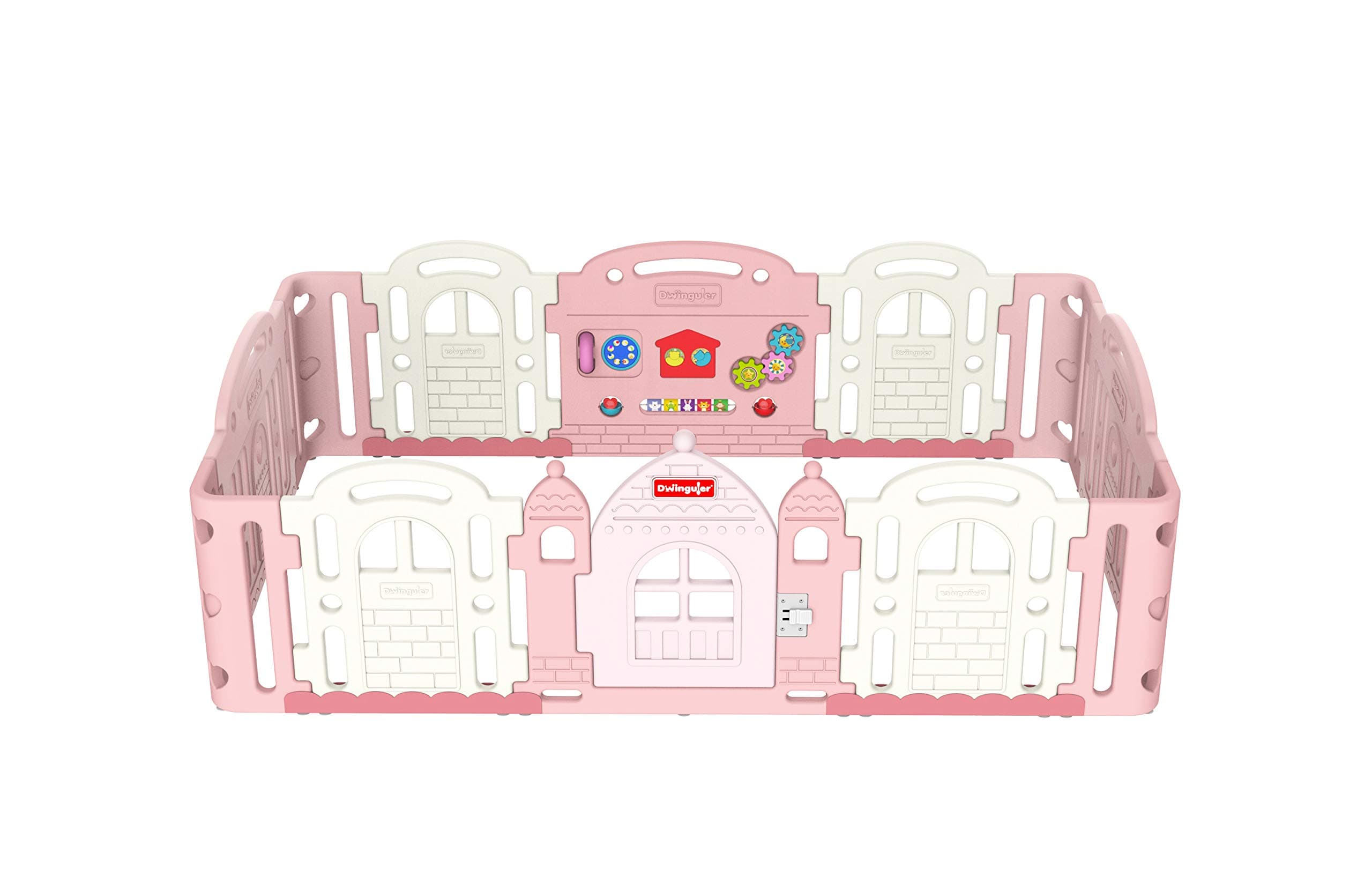 Dwinguler Castle - Kids Playpen (Pink)