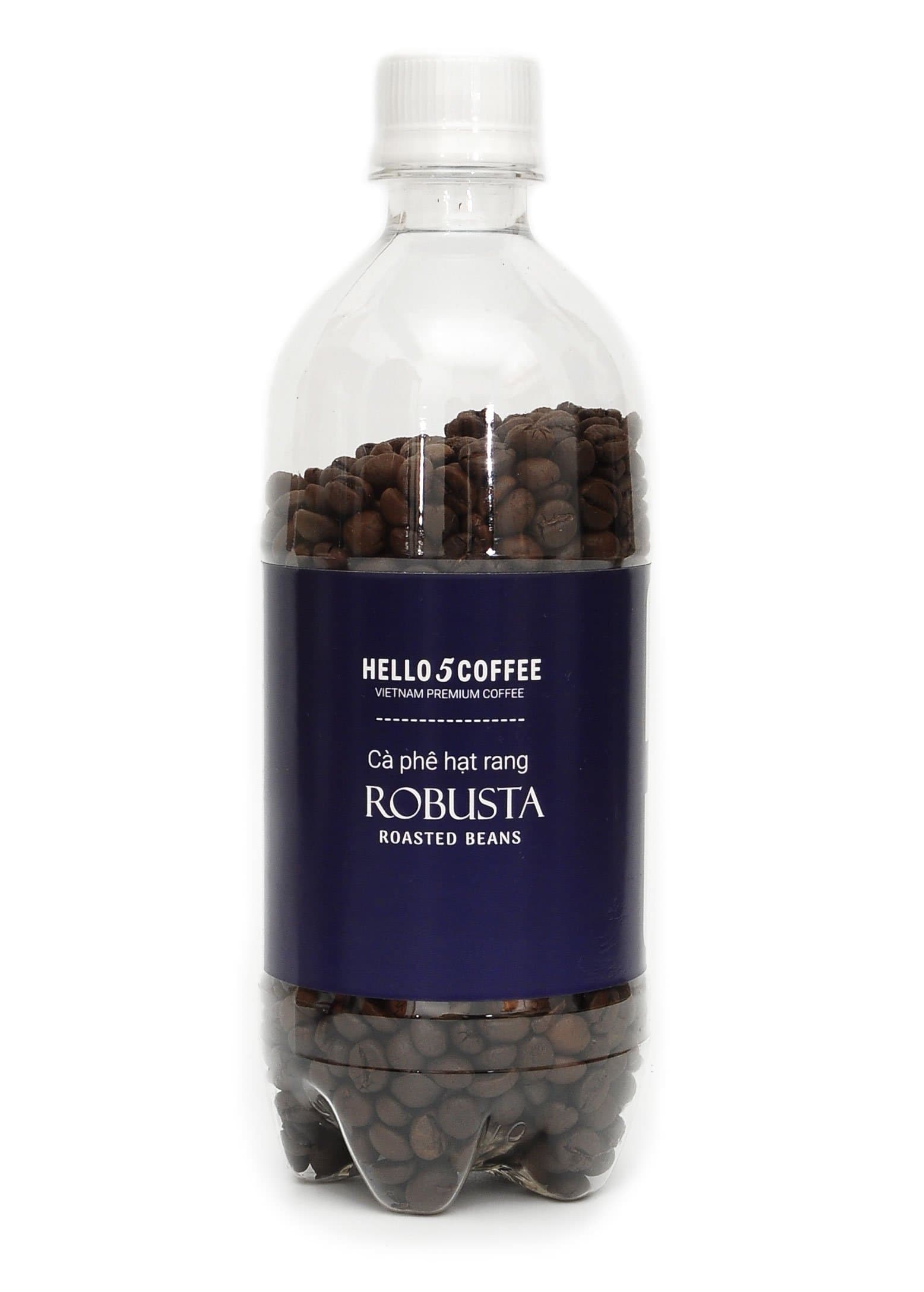 Hello 5 Coffee Roasted Beans – Vietnamese 100% Pure Natural Coffee Beans (Robusta Roasted Beans)