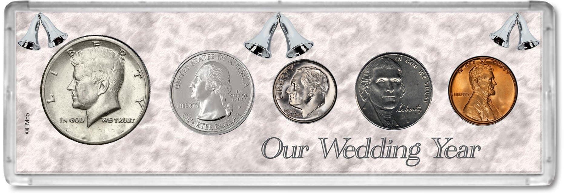 2016 Year Coin Set : 3rd Anniversary Gift - Our Wedding Year