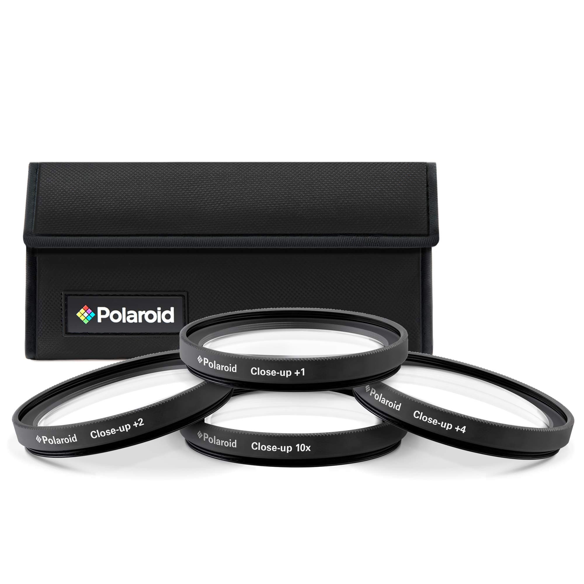 PLR Optics 72MM +1 +2 +4 +10 Close-Up Macro Filter Set with Pouch For The Nikon D5300, D5000, D3000, D3200, D5100, D5200, D3100, D7000, D7100, D4, D800, D800E, D600, D610, D40, D40x, D50, D60, D70, D80, D90, D100, D200, D300, D3, D3S, D700, Digital SLR Cameras