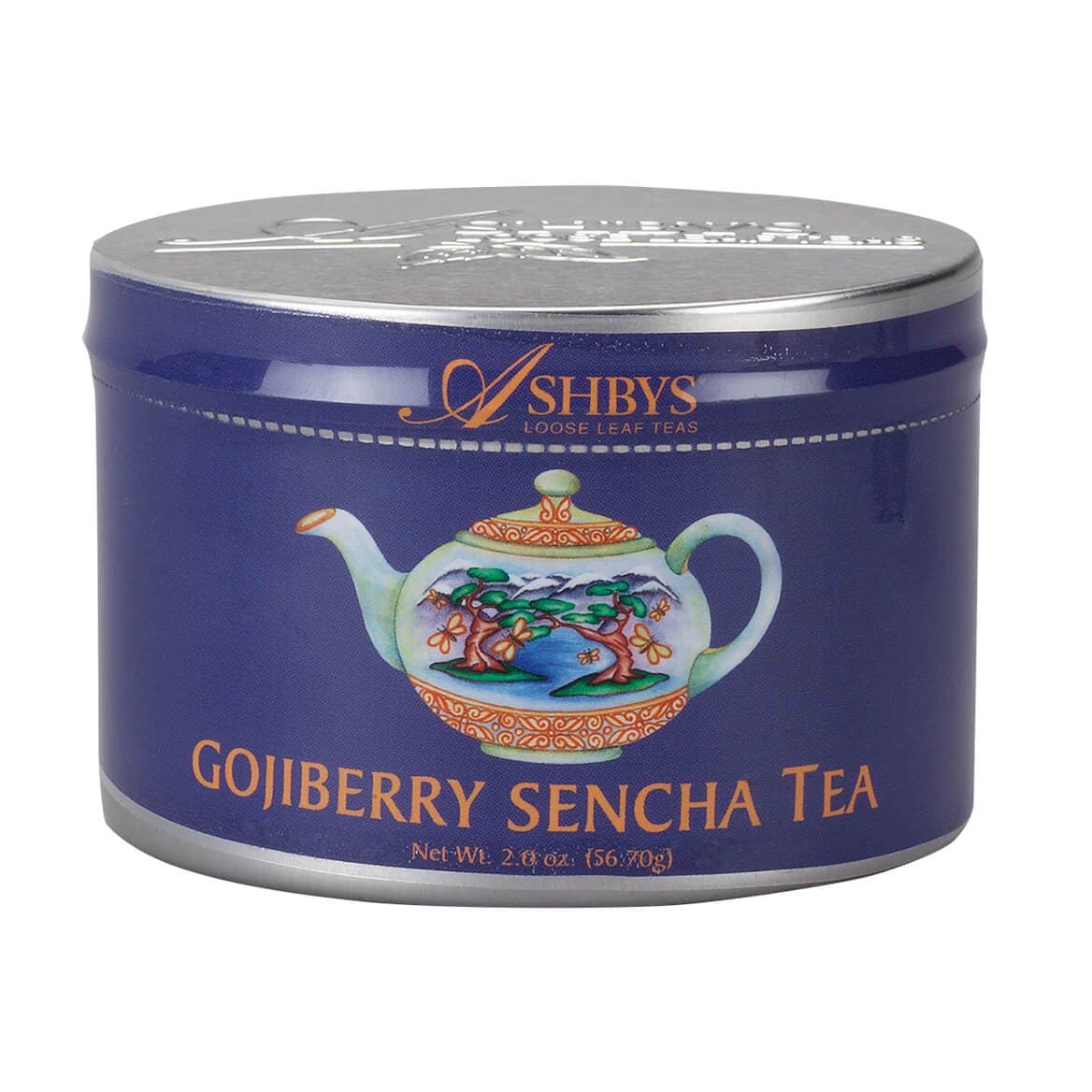 Ashbys Gojiberry Sencha Loose leaf Tea 2 Ounce Tin by Ashbys of London Tea