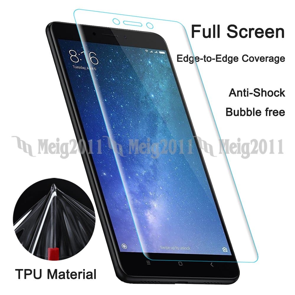 Full Cover Soft TPU Screen Protector Film for Xiaomi Mi Max 2 (6.44")