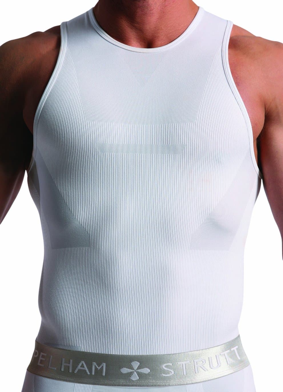 Pelham and Strutt Men's Core Compression Vest - Slimming Shapewear for Men